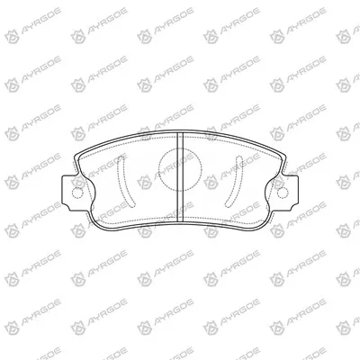 PN0233 piduriklotsid VW Multivani 70B jaoks