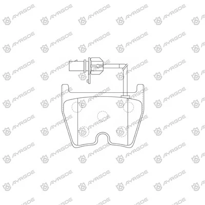 PN0432 piduriklotsid Audi R8 Quattro 423 jaoks